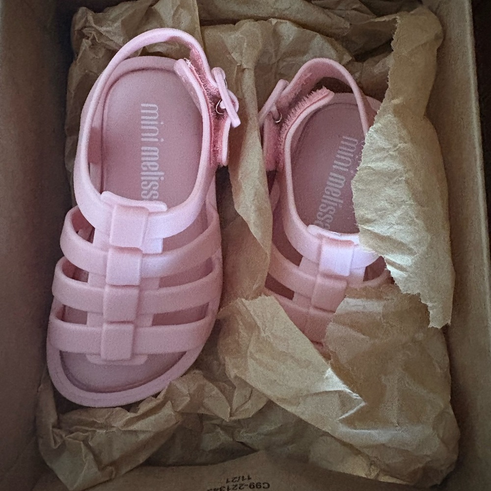 Mini Melissa Light Pink Kids Sandals